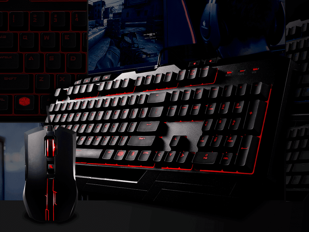 Kit Teclado e Mouse Devastator