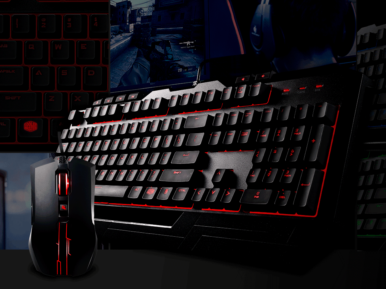 Kit Teclado e Mouse Devastator