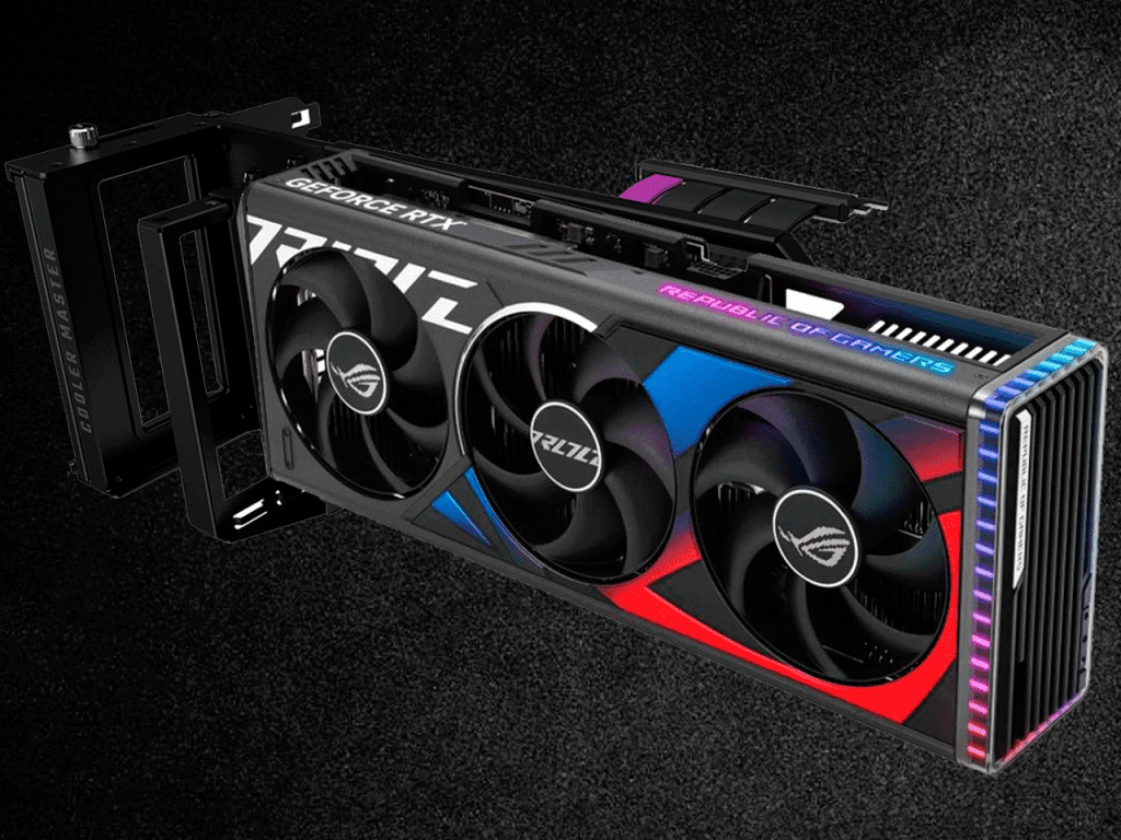 suporte para placa de video na vertical